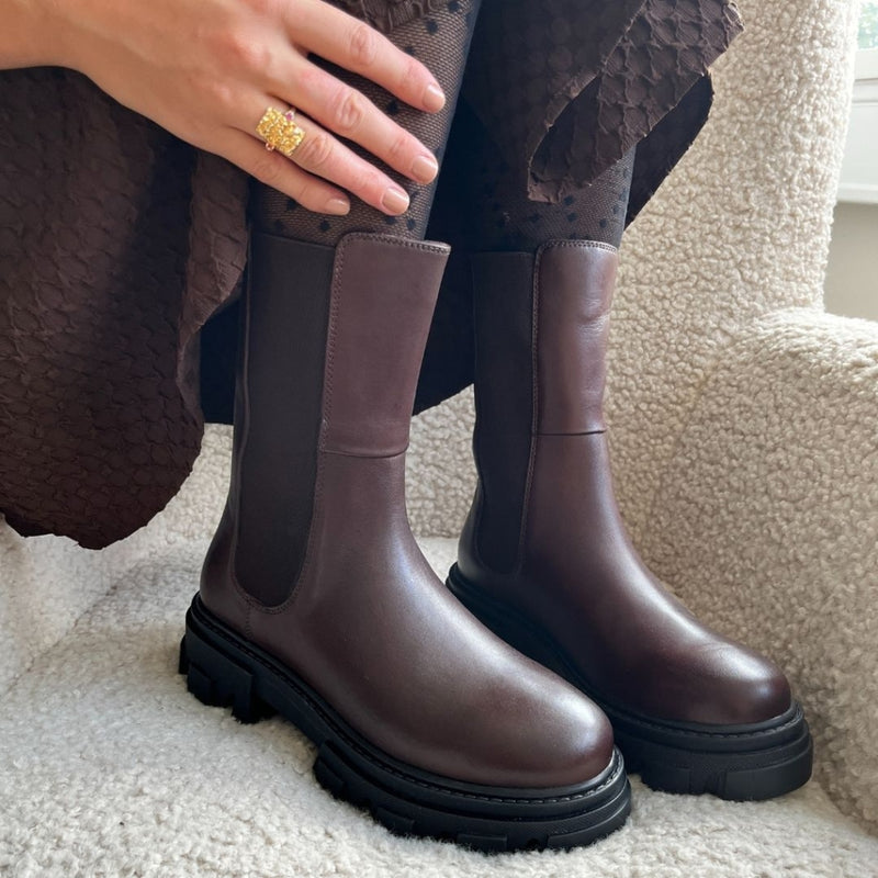 COPENHAGEN SHOES PENNY GIRL Boots 123 Dark brown (black outsole)