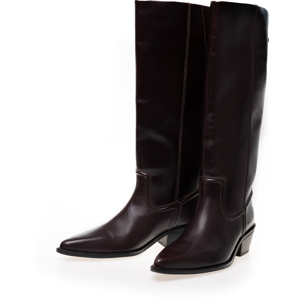 COPENHAGEN SHOES POKE L Long boot 0018 DK BROWN