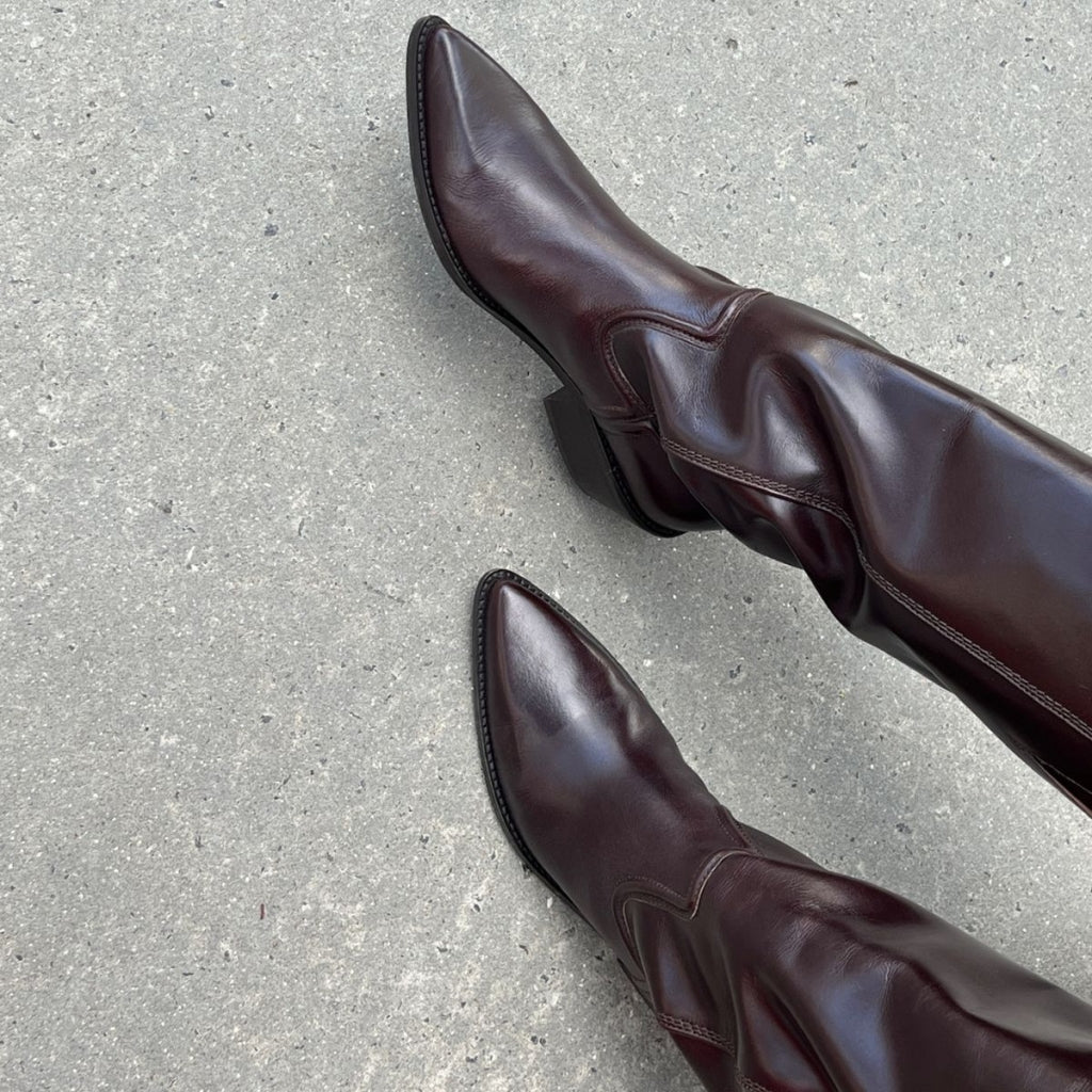 COPENHAGEN SHOES POKE L Long boot 0018 DK BROWN