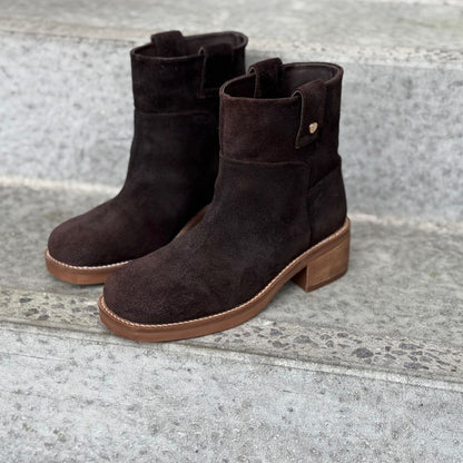 COPENHAGEN SHOES POWER WALK BOOT SUEDE Boots 004 Dark brown