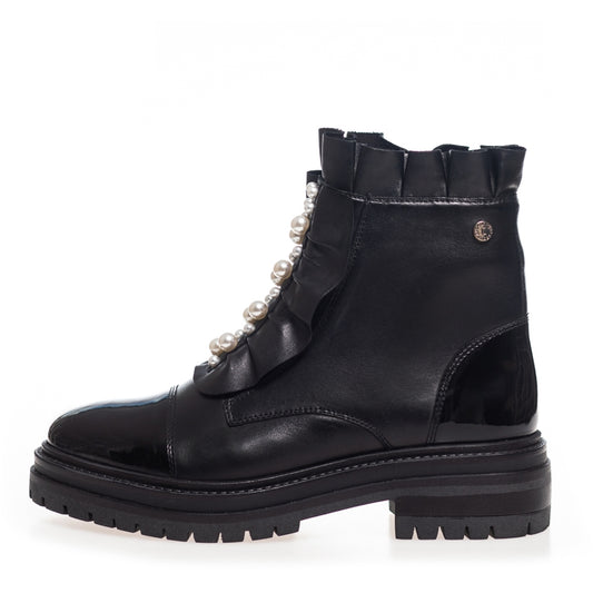 COPENHAGEN SHOES PRETTY PEARLS Boots 0001 BLACK