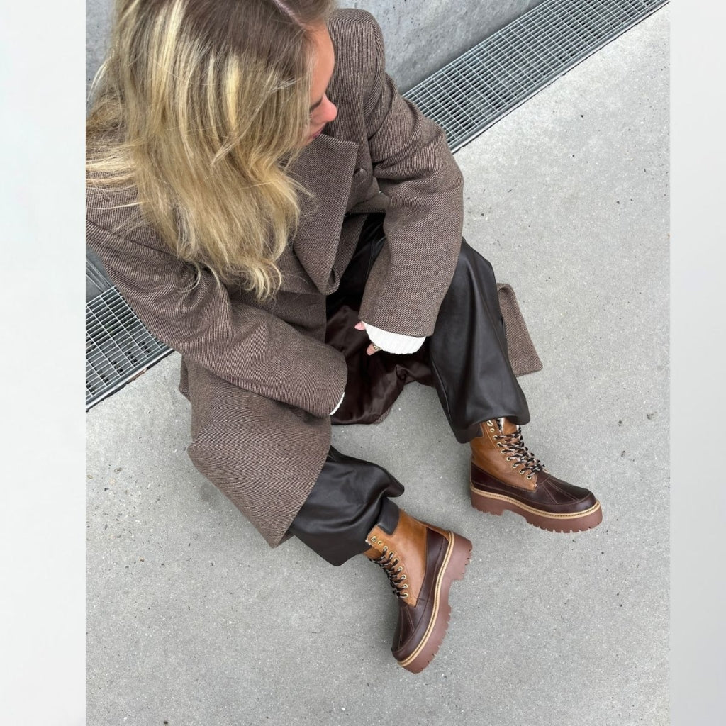 COPENHAGEN SHOES REAL MOMENTS Boots 907 BROWN/COGNAC