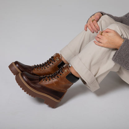 COPENHAGEN SHOES REAL MOMENTS Boots 907 BROWN/COGNAC