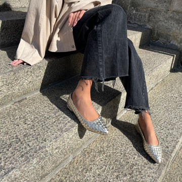 COPENHAGEN SHOES REAL VIBES Ballet flats 371 PLATINO