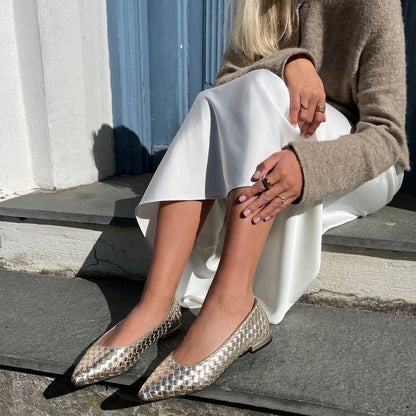 COPENHAGEN SHOES REAL VIBES Ballet flats 371 PLATINO