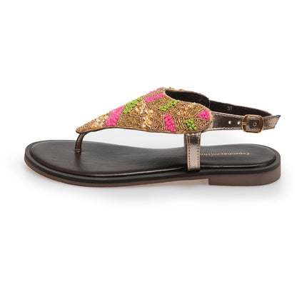 COPENHAGEN SHOES SAVANNAH Sandals 196 Gold multi