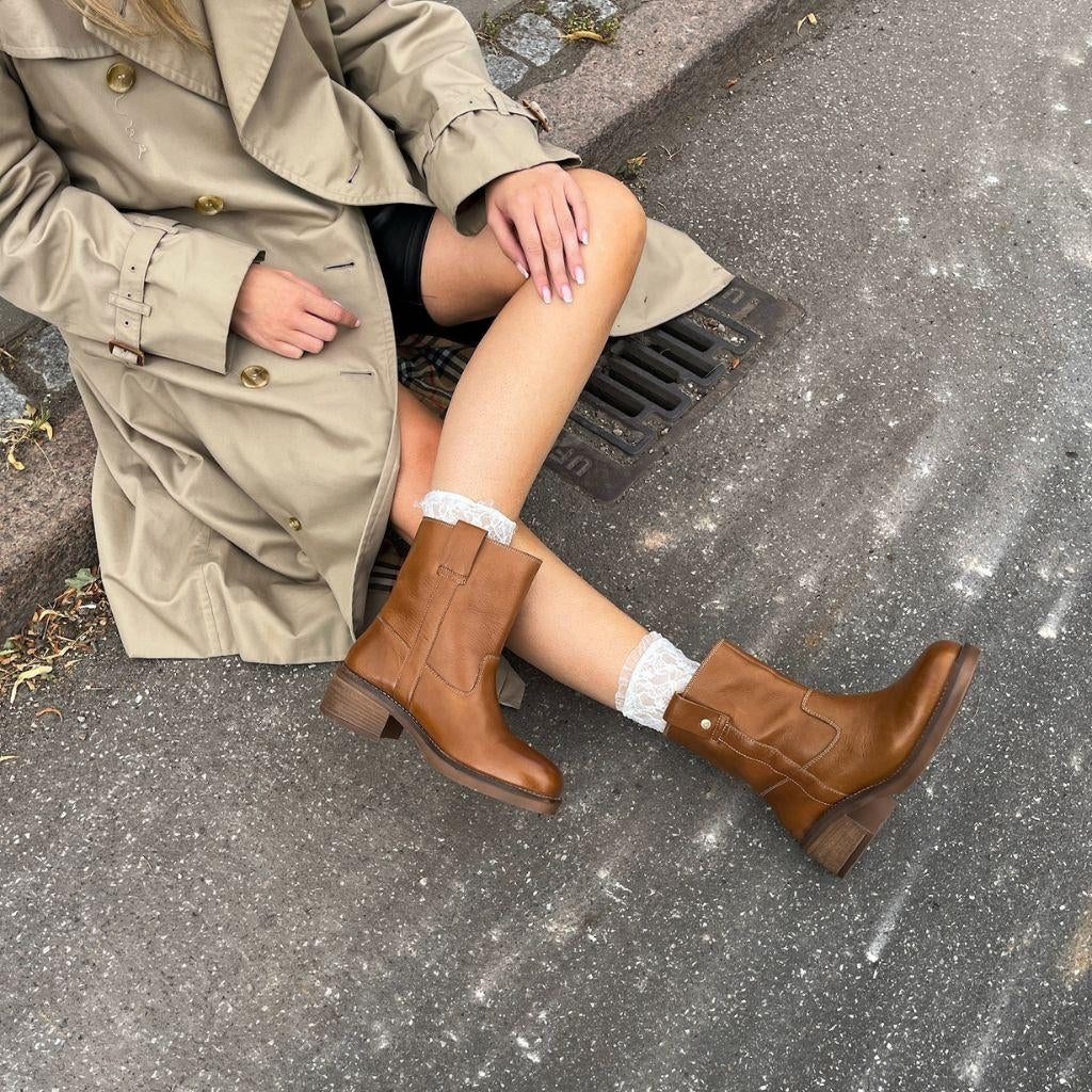 COPENHAGEN SHOES SAY MORE - BROWN/TAN Boots 125 TAN