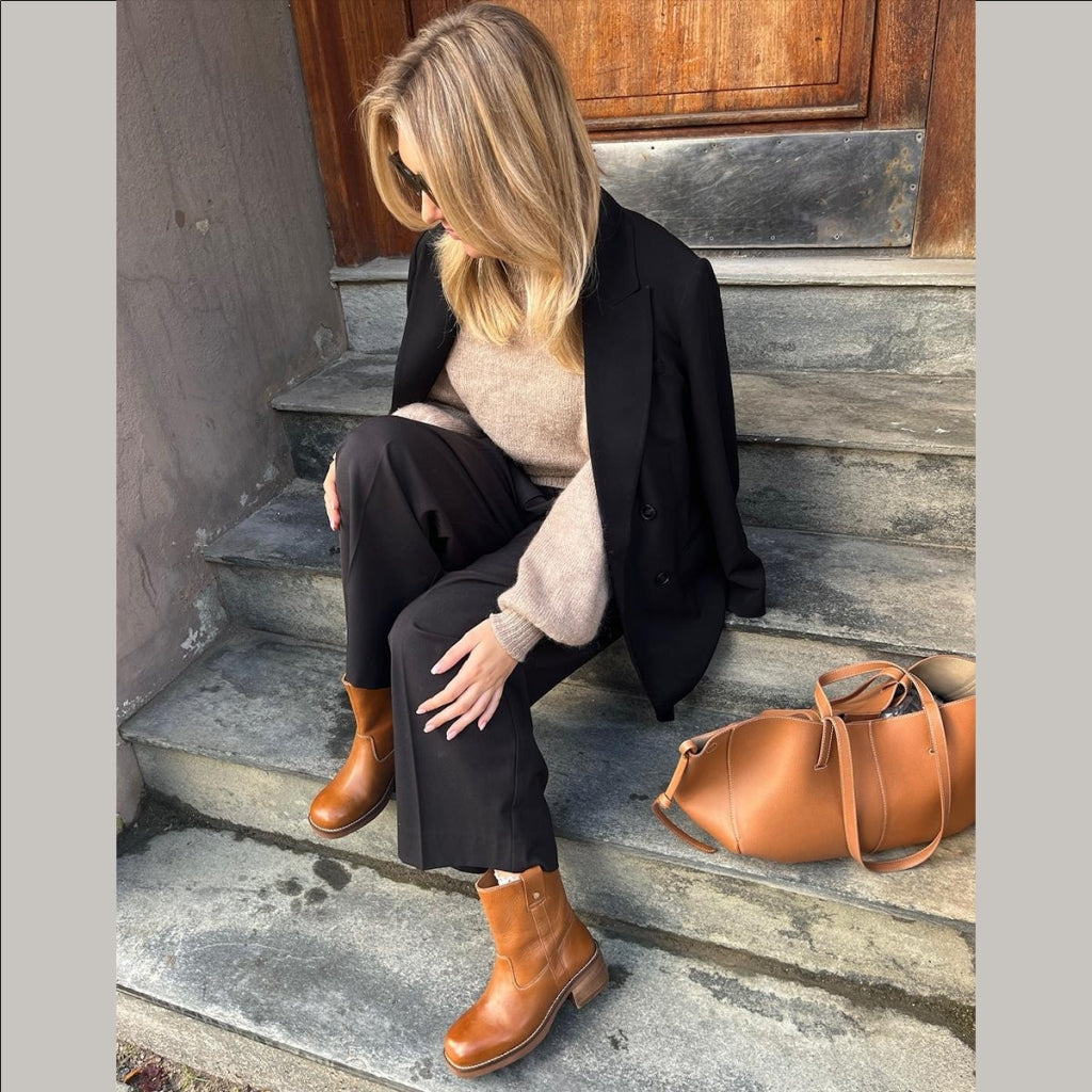 COPENHAGEN SHOES SAY MORE - BROWN/TAN Boots 125 TAN