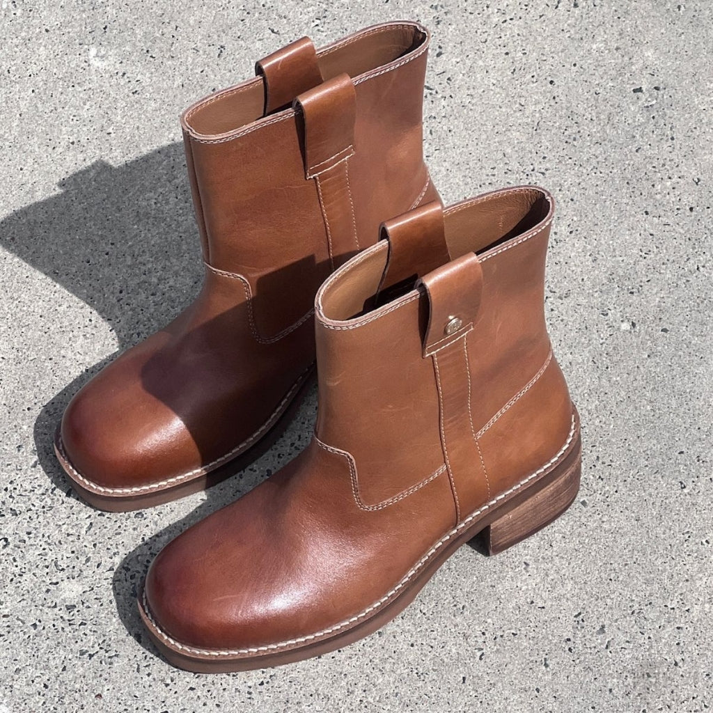 COPENHAGEN SHOES SAY MORE - BROWN/TAN Boots 125 TAN