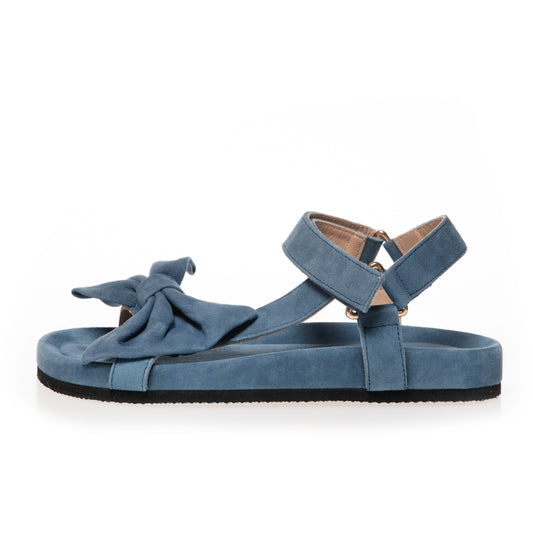COPENHAGEN SHOES SKY AND DIAMONDS 23 SUEDE Sandals 1012 Denim Blue