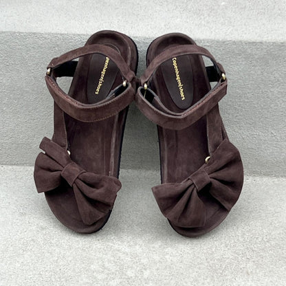 COPENHAGEN SHOES SKY AND DIAMONDS 24 SUEDE Sandals 004 Dark brown