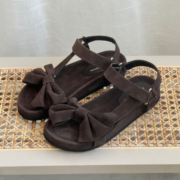 COPENHAGEN SHOES SKY AND DIAMONDS 24 SUEDE Sandals 004 Dark brown