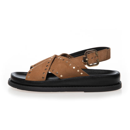 COPENHAGEN SHOES STRONGER STUDS Sandals 504 SAFARI