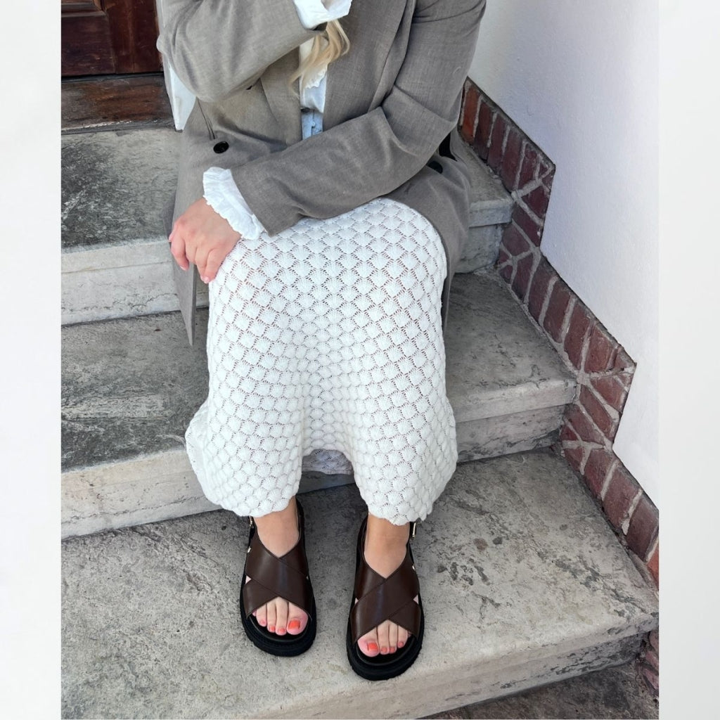 COPENHAGEN SHOES SUMMERTIME Sandals 0018 DK BROWN