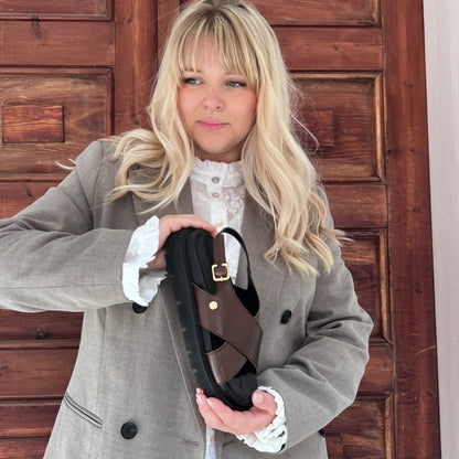 COPENHAGEN SHOES SUMMERTIME Sandals 0018 DK BROWN