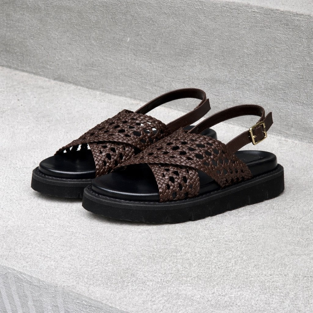 COPENHAGEN SHOES SUMMERTIME F. Sandals 0018 DK BROWN