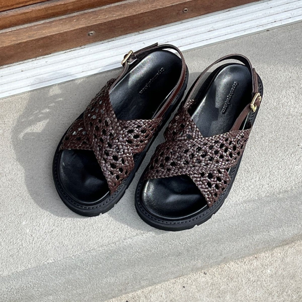 COPENHAGEN SHOES SUMMERTIME F. Sandals 0018 DK BROWN