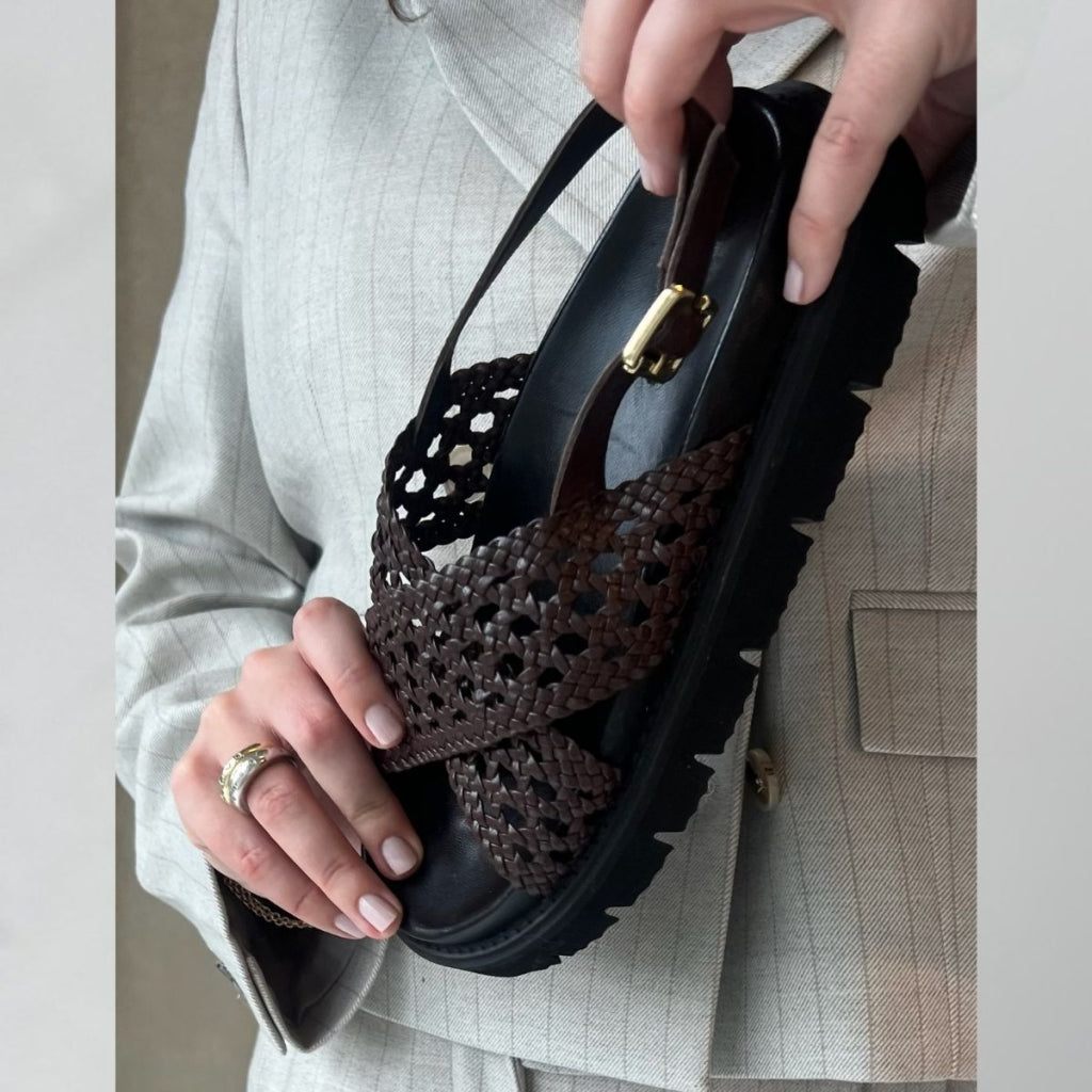 COPENHAGEN SHOES SUMMERTIME F. Sandals 0018 DK BROWN