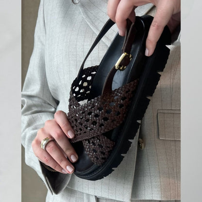 COPENHAGEN SHOES SUMMERTIME F. Sandals 0018 DK BROWN