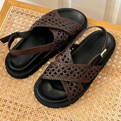 COPENHAGEN SHOES SUMMERTIME F. Sandals 0018 DK BROWN