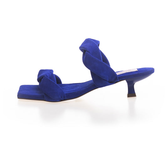 Copenhagen Shoes by Josefine Valentin SUNSHINE Sandals 2823-1 ROYAL BLUE SUEDE