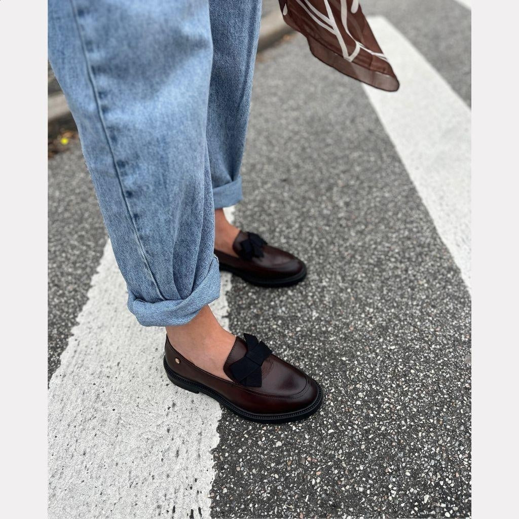 COPENHAGEN SHOES SURROUND ME LEATHER Loafers 0012 BROWN