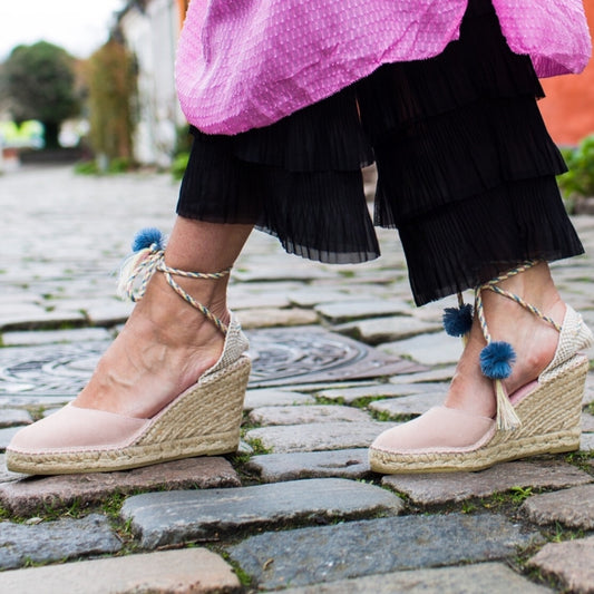 COPENHAGEN SHOES Sienna Copenhagenshoes by Josefine Valentin Wedge sandals 147 Rosa 