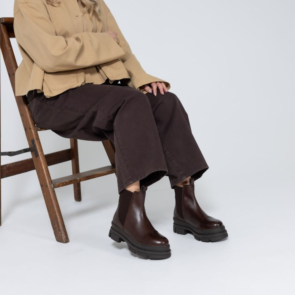 COPENHAGEN SHOES THE CELESTE LOW Boots 004 Dark brown