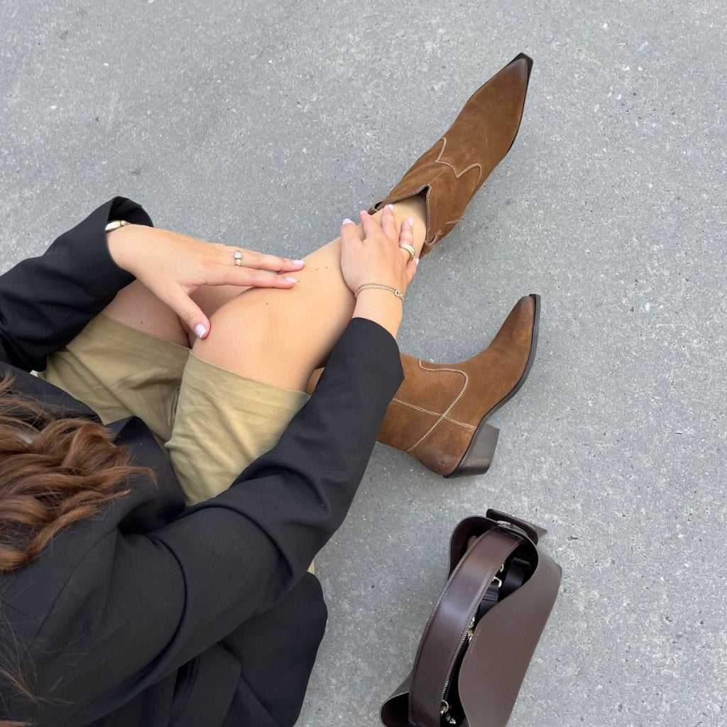COPENHAGEN SHOES THE COUTURE WALK S. Boots 0134 TOBACCO