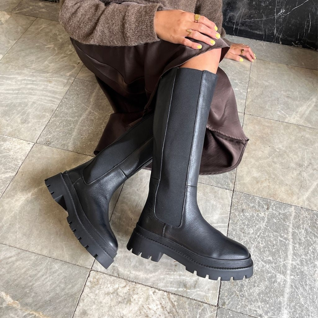 COPENHAGEN SHOES THE LAURA BOOT Long boot 0001 BLACK