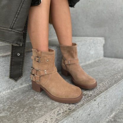 COPENHAGEN SHOES THE MAGIC MOVE SUEDE Boots 0057 TAUPE
