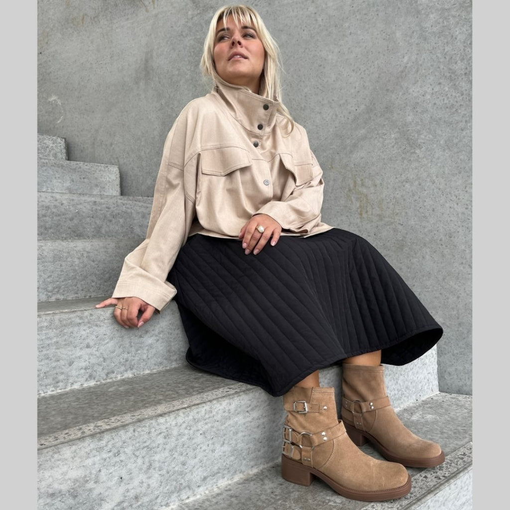 COPENHAGEN SHOES THE MAGIC MOVE SUEDE Boots 0057 TAUPE