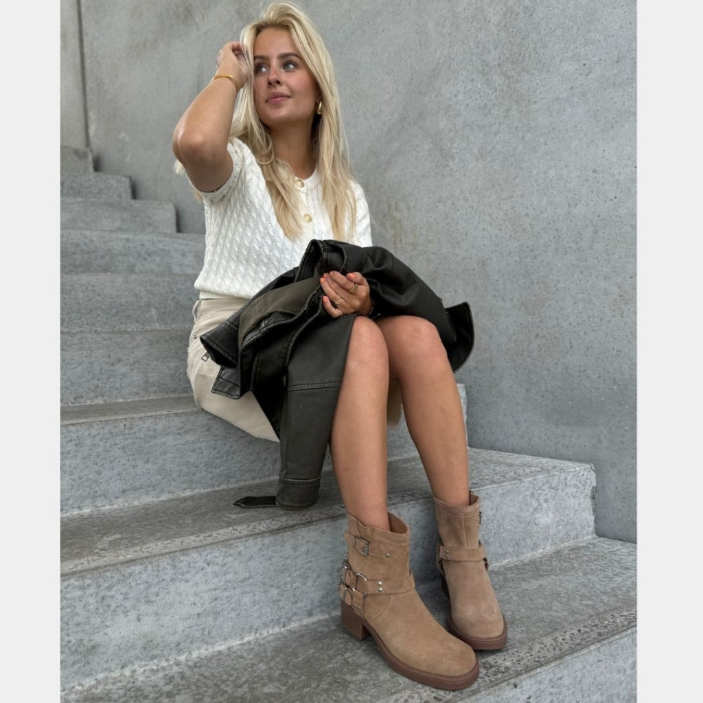 COPENHAGEN SHOES THE MAGIC MOVE SUEDE Boots 0057 TAUPE