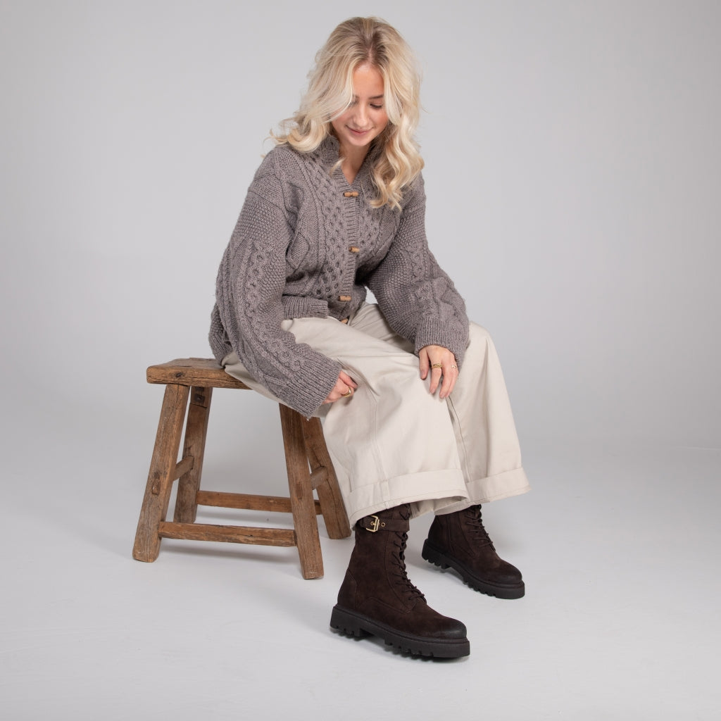 COPENHAGEN SHOES THE MOON S. Boots 0018 DK BROWN