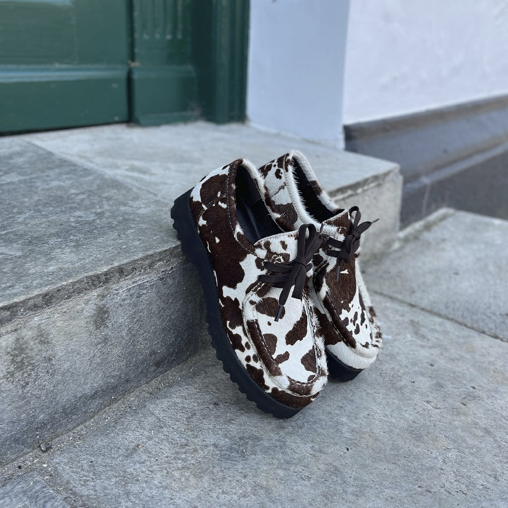 COPENHAGEN SHOES THE MOVEMENT HN Shoe 0109 WHITE/BROWN