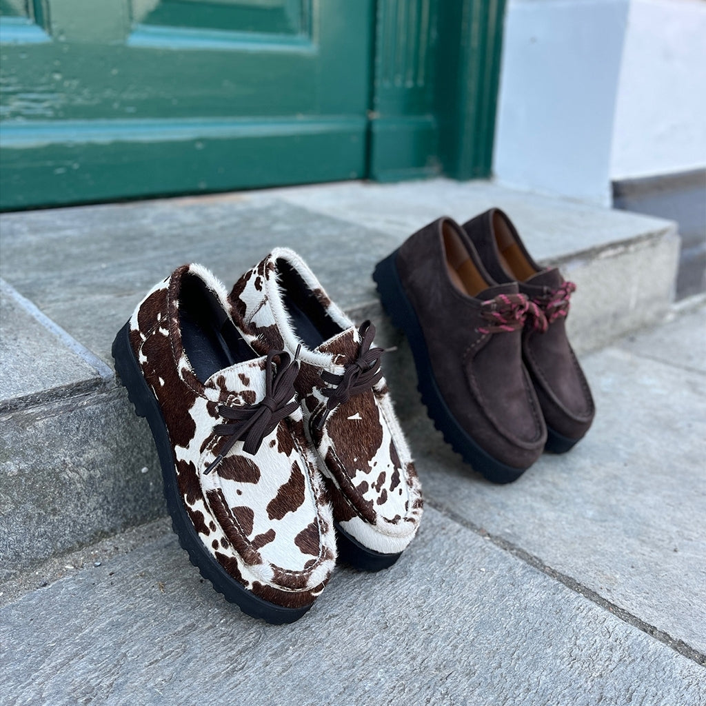 COPENHAGEN SHOES THE MOVEMENT HN Shoe 0109 WHITE/BROWN