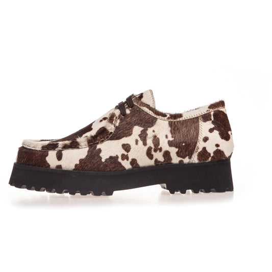 COPENHAGEN SHOES THE MOVEMENT HN Shoe 0109 WHITE/BROWN