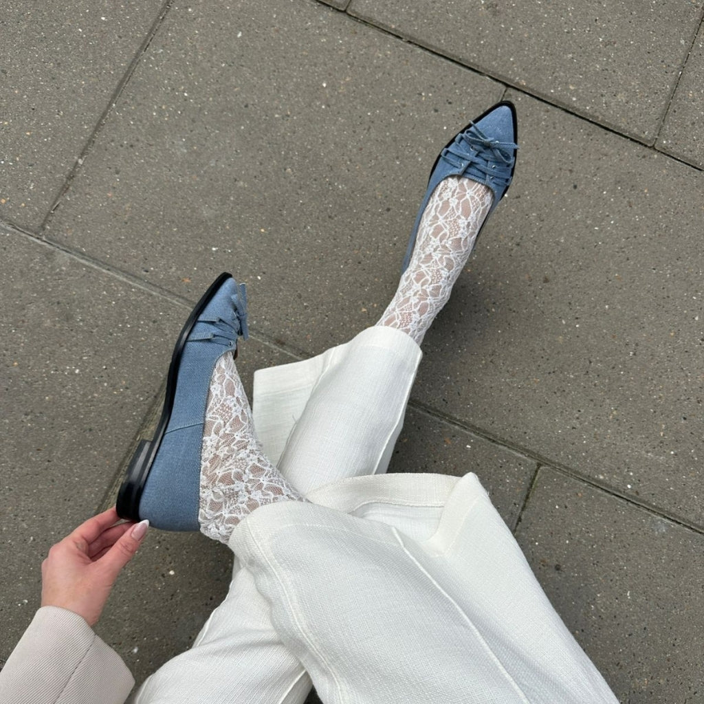 COPENHAGEN SHOES THE NUMBER - DENIM Ballet flats 0025 BLUE