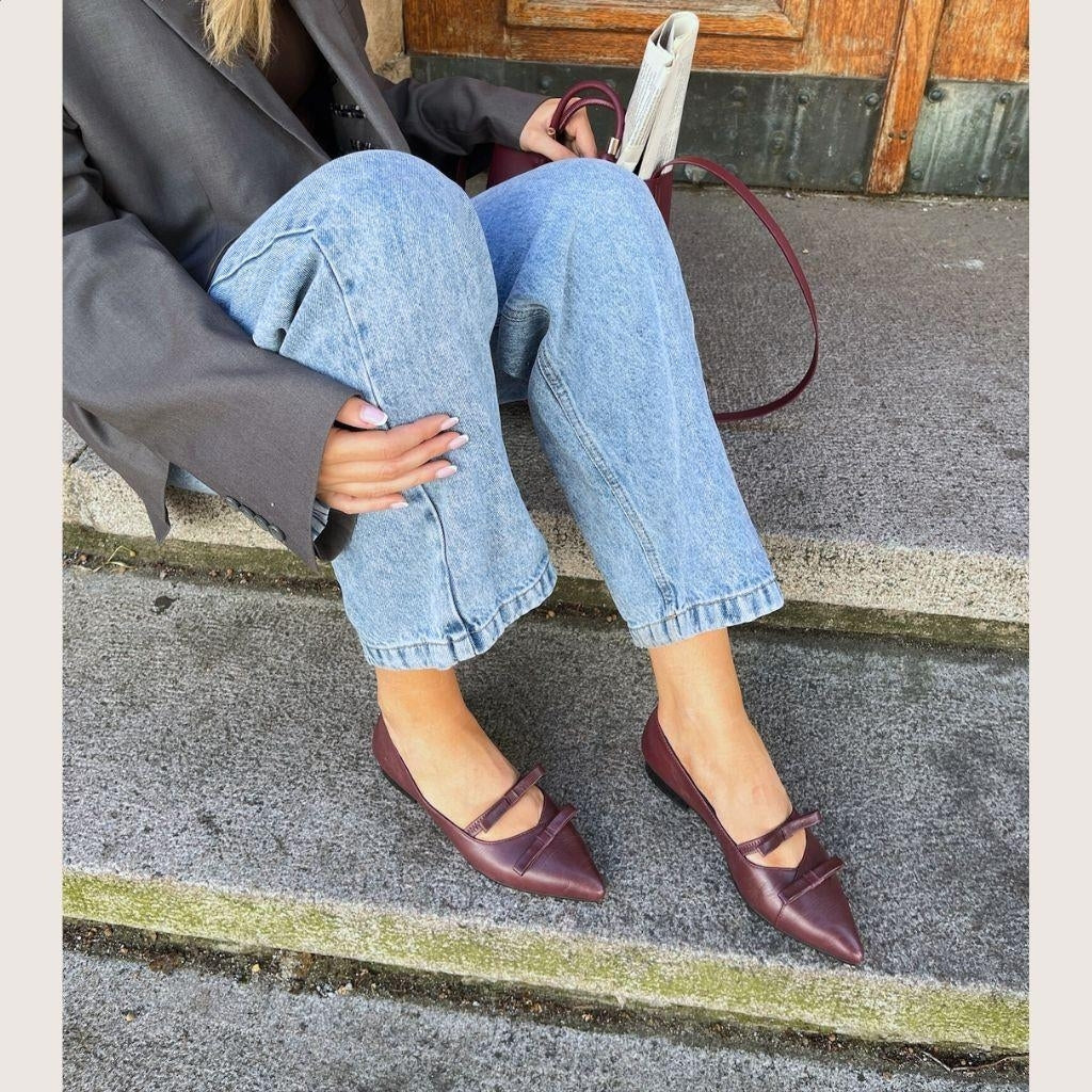 COPENHAGEN SHOES THE ONE - BORDEAUX Ballet flats 2222 BORDEAUX