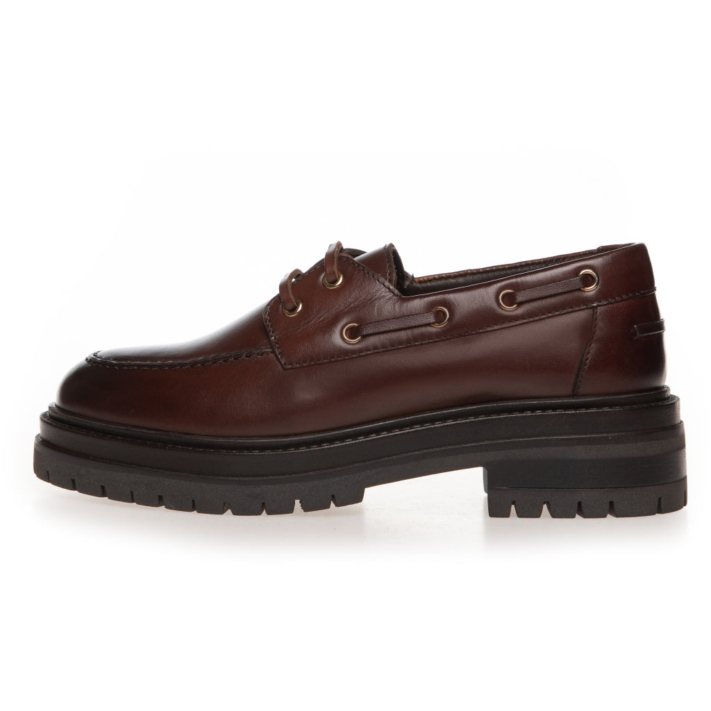 COPENHAGEN SHOES THE PASSION SHOE Boat Shoe 0012 BROWN
