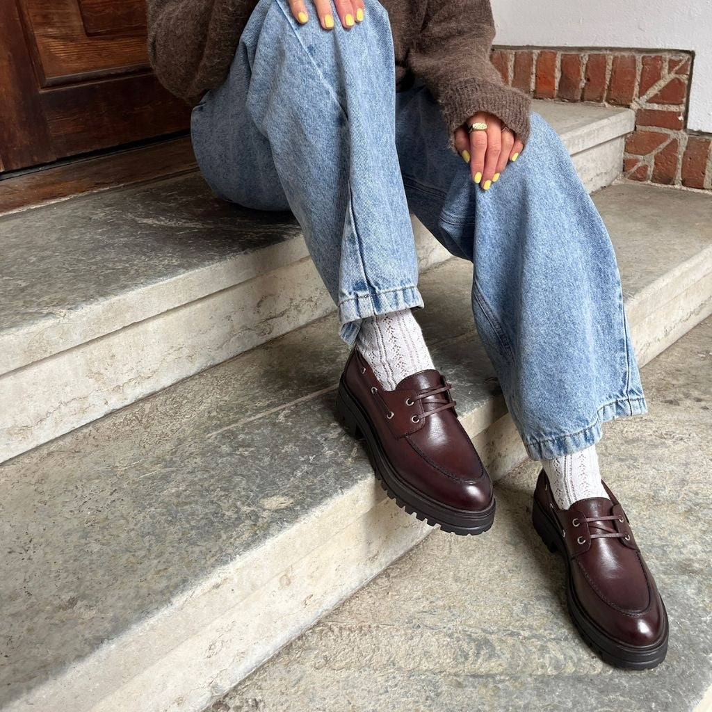 COPENHAGEN SHOES THE PASSION SHOE Boat Shoe 0012 BROWN