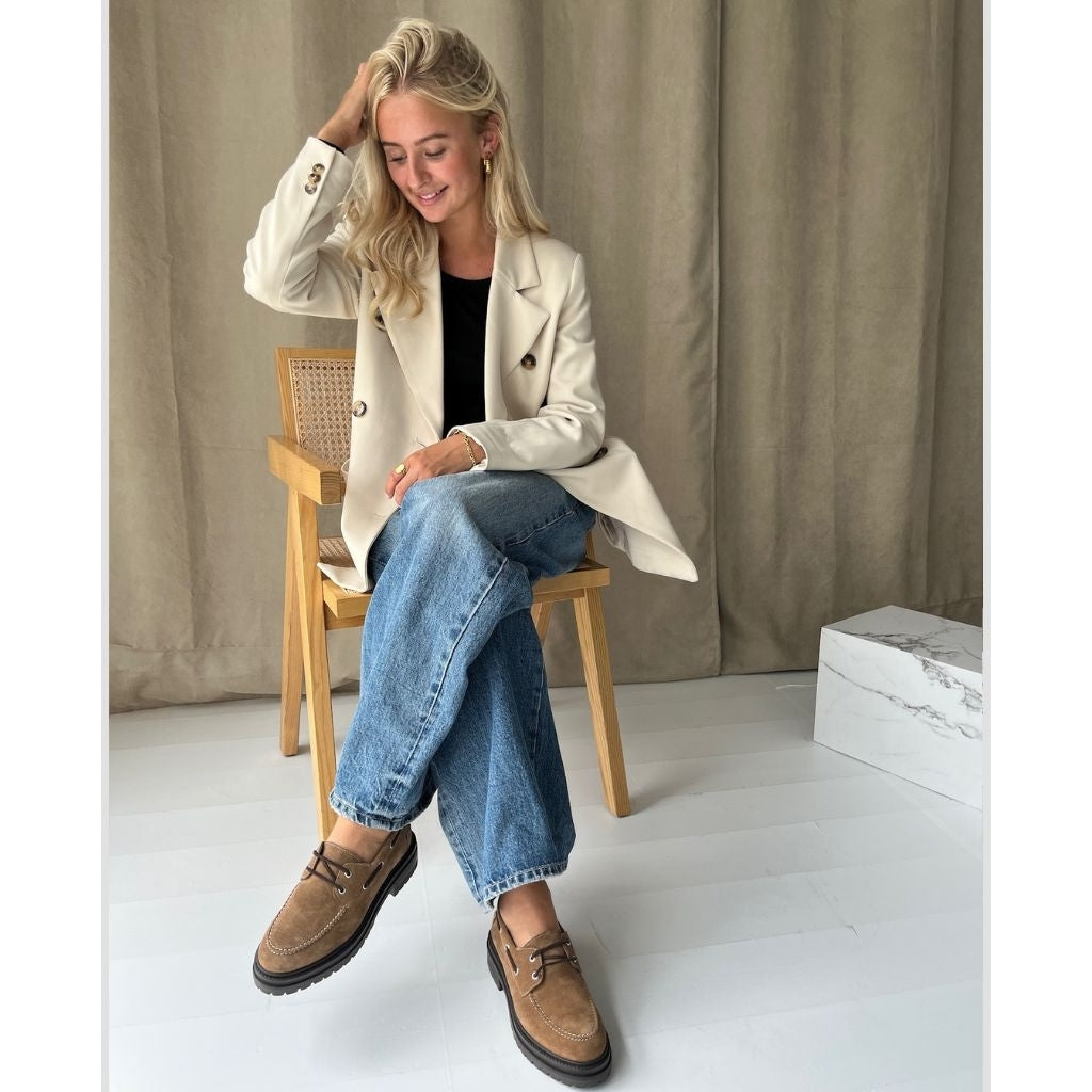 COPENHAGEN SHOES THE PASSION SHOE SUEDE Boat Shoe 125 TAN