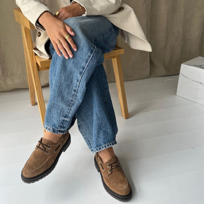 COPENHAGEN SHOES THE PASSION SHOE SUEDE Boat Shoe 125 TAN