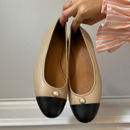 Copenhagen Shoes by Josefine Valentin THE PEARL BALLERINA Ballet flats 0007 BLACK / NUDE