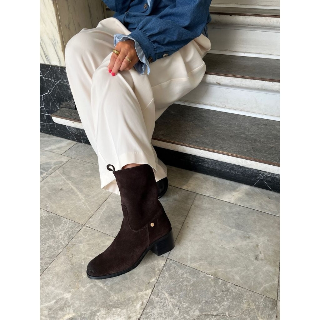 COPENHAGEN SHOES THE REAL WALKING SUEDE Boots 0012 BROWN