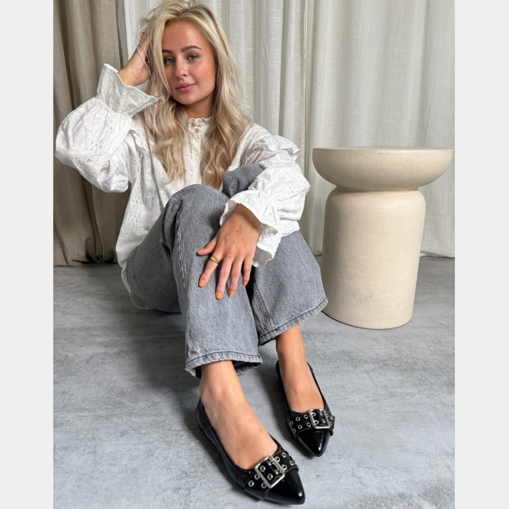 COPENHAGEN SHOES THE REASON WHY / BLK. PATENT Ballet flats 0011 BLACK PATENT