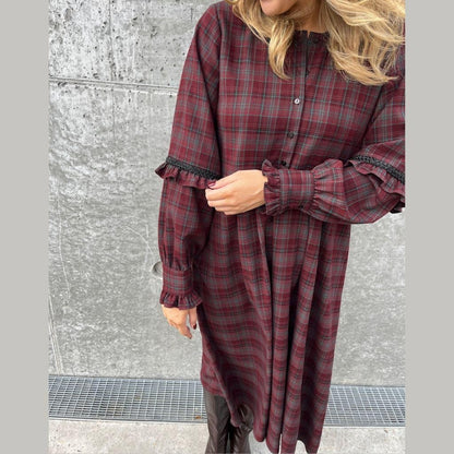 STORIES FROM THE ATELIER by COPENHAGENSHOES THE REASON WHY DRESS DRESS 2221 BORDEAUX/GREEN