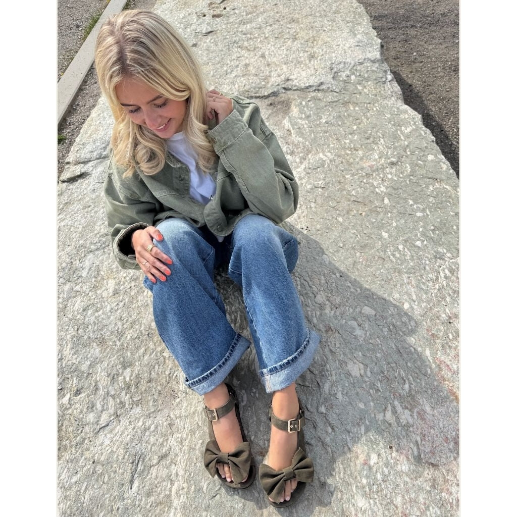 COPENHAGEN SHOES THE SUMMER BREEZE - SUEDE Sandals 099 Army