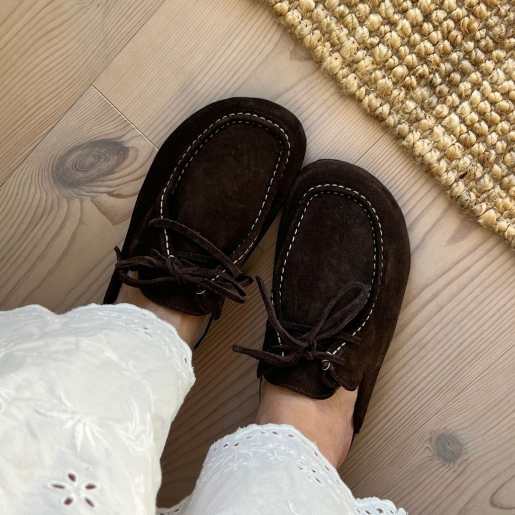 COPENHAGEN SHOES UNIQUE Mules 0018 DK BROWN