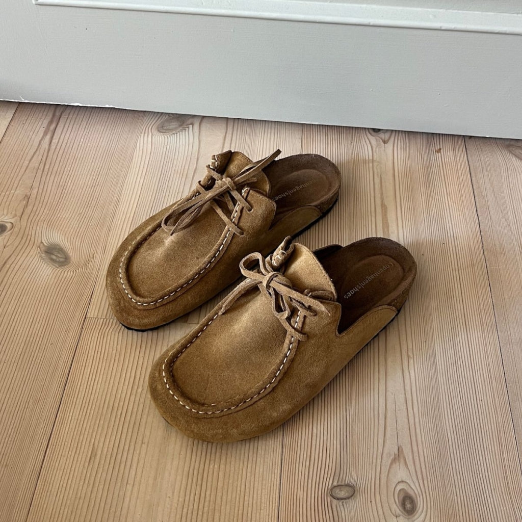 COPENHAGEN SHOES UNIQUE Mules 0138 CAMEL